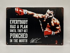 Mike Tyson Metal Sign, 30cm