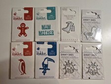 8 Small Dies - From Xcut, Simple Creative And Cut And Make