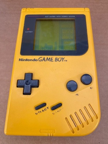 Gameboy original yellow - gameboy,