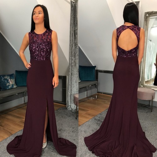 Purple burgundy open back - burgundy,