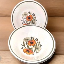 2x J&G Meakin  POPPY Cereal
