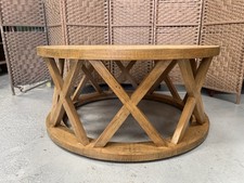 Garden Trading Coffee Table, Oxhill, Round, Reclaimed  Pine, Dia 100cm  RRP450