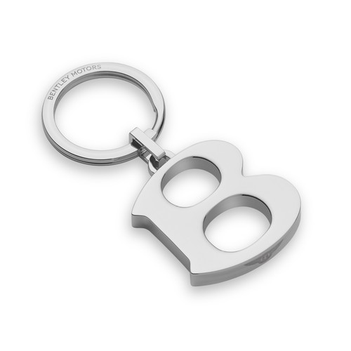 Official bentley keyring - bentley, b