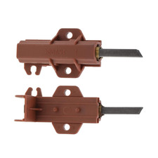 2x Carbon Brushes & Holder for Hotpoint Indesit Ariston Zanussi Washing Machine