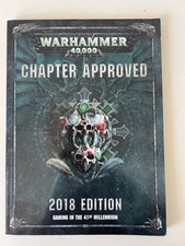 Warhammer 40k Chapter Approved 2018 Edition Rulebook 8th Edition Paperback