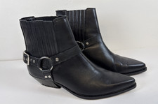 Zara Boots Black Leather