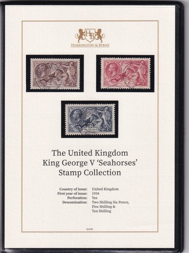 Kgv seahorses sg450 452 - seahorses, sg450-452