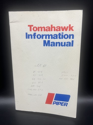 Piper tomahawk information - piper,