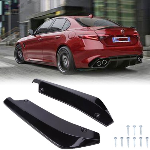 Glossy black rear bumper - glossy,