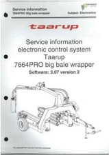 Kverneland Taarup Bale Wrapper 7664 Pro Hydraulic & Electronics Workshop Manual