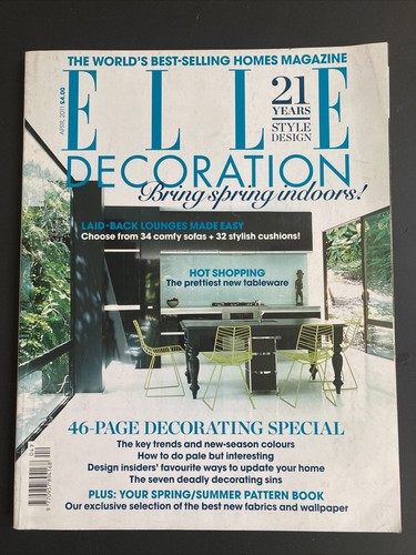 Elle decoration magazine april - elle,