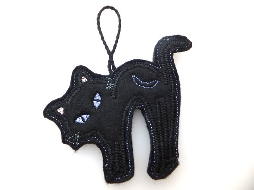Cat halloween - cat, (black)