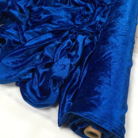 Premium crushed velvet fabric - crushed,