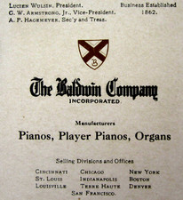 Vintage Baldwin Player Piano