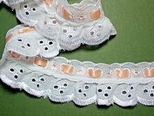 White Gathered Broderie