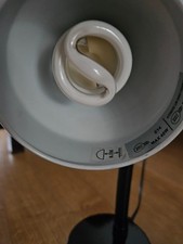 Side Table Black Lamp