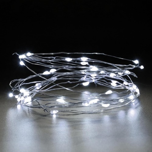 Led warm white battery - 50,