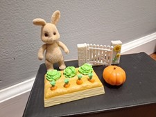 Furryville Rabbit with garden