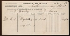 Original Railway Paperwork