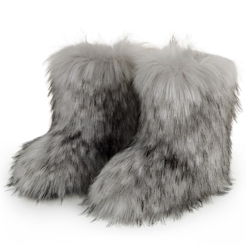 Fur boots for - women, winter