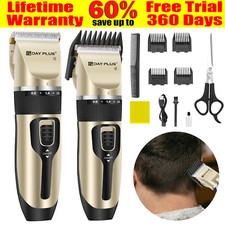 Professional Cordless Hair Clippers Trimmers Set Barber Clippers for Men Cutter