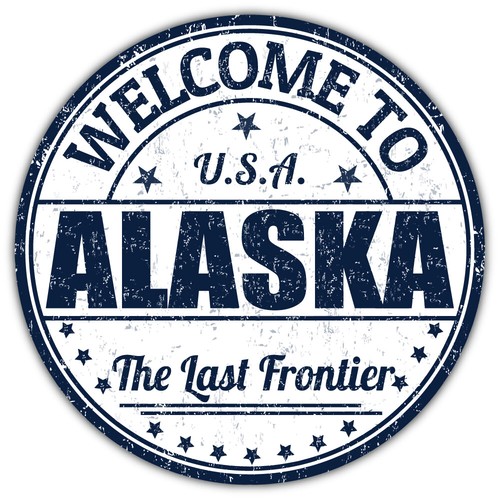 Alaska usa state grunge - usa,
