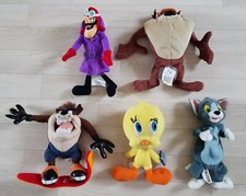 WARNER BROS PLUSH BUNDLE tweety pie TAZ tom DICK DASTARDLY soft toy LOONEY TUNES