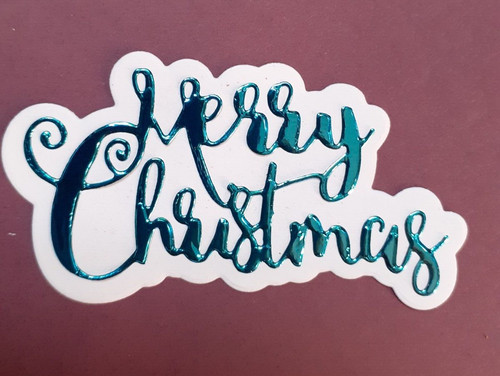 Blue mirror merry christmas - merry,