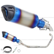 Yamaha YZF R125 Full Exhaust System 2025 S2 Blue - READ DESCRIPTION