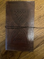 Vintage Handmade Leather Journal Camel Leather With String tie Closure