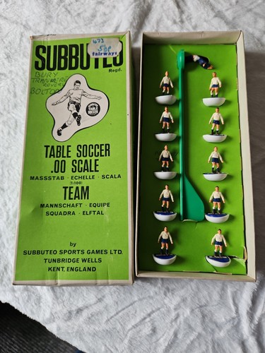 Subbuteo box team - team, ref