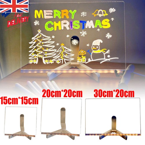 Led note board with colors - note,