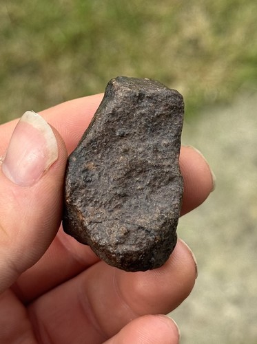 Meteorite fusion crust 53g - meteorite,