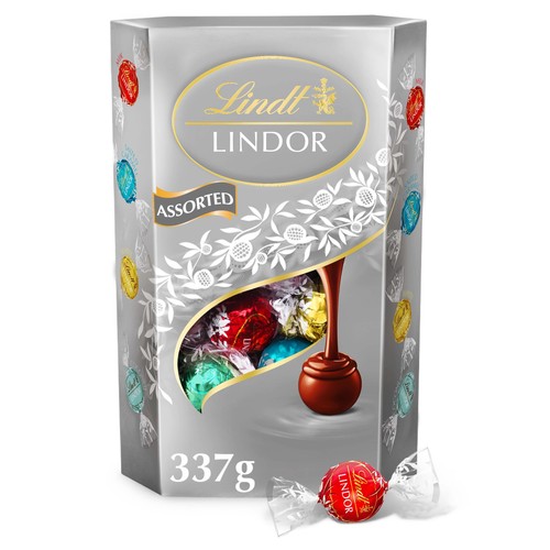 Lindt lindor silver - silver, assorted