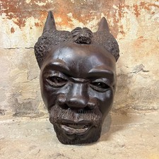 Mask African Wooden Carved –