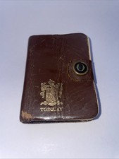 Mid 20th C Midget Series English Dictionary By Burgess & Bowes Leather Bound