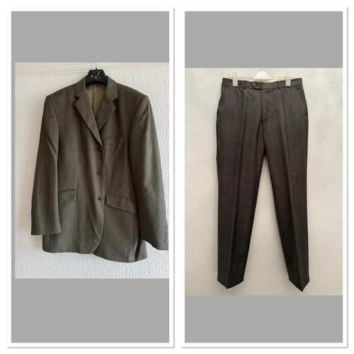 Grey tweed single breasted - grey,