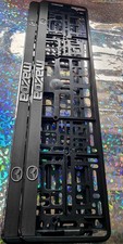 Car number plate holders set