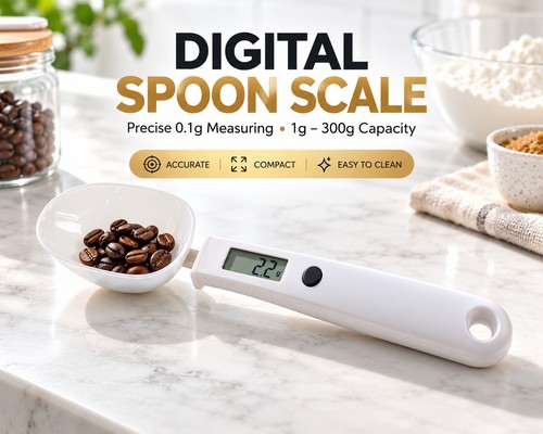 Digital spoon scale 300g - spoon,