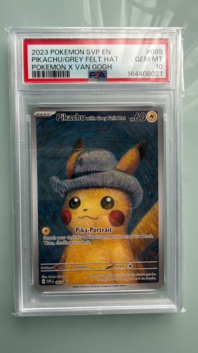 Pikachu with grey felt hat - pikachu,