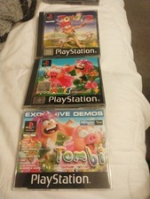 PlayStation 1 Game Tombi 1 and 2 and Exclusive Demo Disc