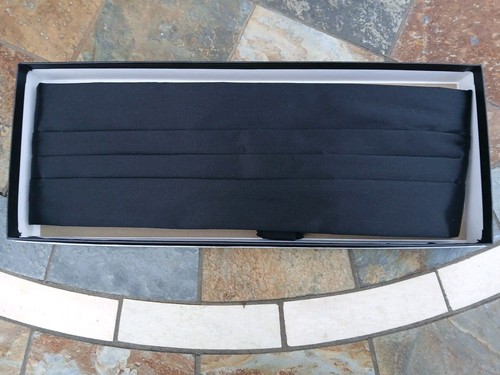 Men black silk - silk, xl
