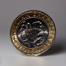 2016 £2 William Shakespeare 2