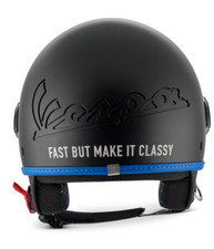 Original Vespa Demi-Jet Helmet Visor 4.0 Matte Black - GTS / GTV / Primavera