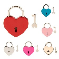 Heart Shape Padlock with Key