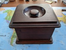 Dunhill Wood Pipe Tobacco Caddy Humidor - Rare