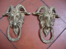 Antique Mountain Goat decorative furniture mounts