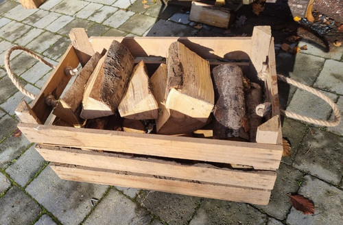Log basket fire wood - fire, store