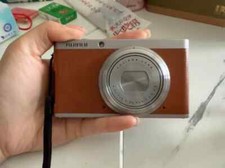 Fujifilm XF1 Orange Leather Parts 4x Optical Zoom Compact Digital Camera