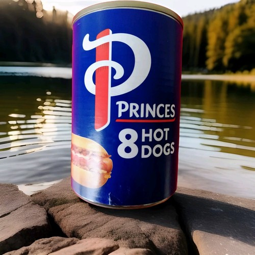 Tins princes hot dogs - princes,